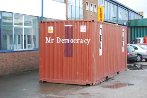 Mr Democracy container1
